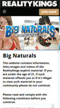 Mobile Screenshot of bignaturals.com